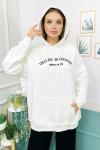 156413 Sardonlu Kapsonlu Sweatshirt